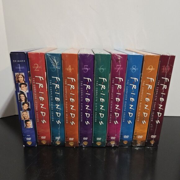 Friends The Complete Series DVD Sets Complete Seasons 1-10 Brand New EXCEPT No.1 - Picture 1 of 5